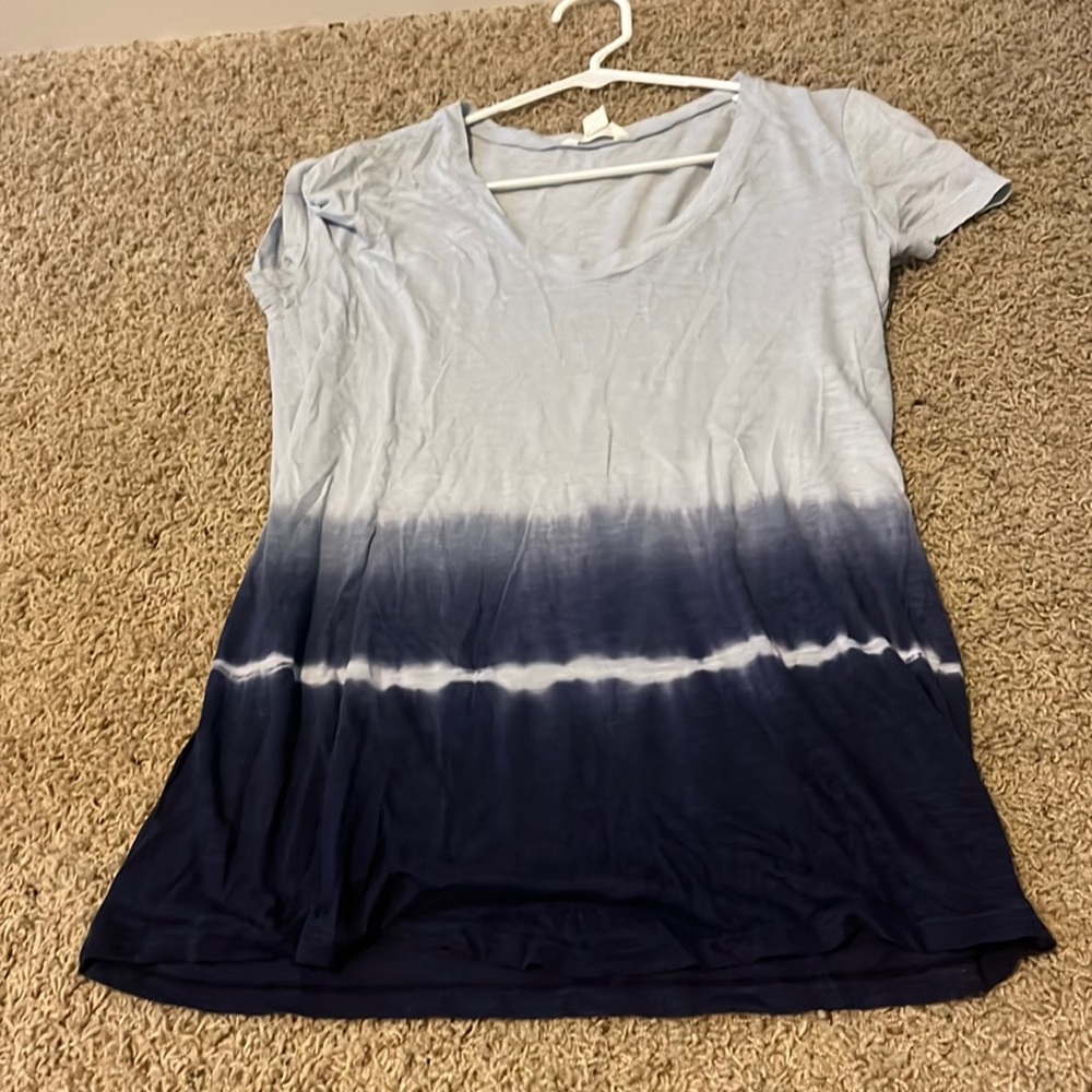Blue tie dye t-shirt